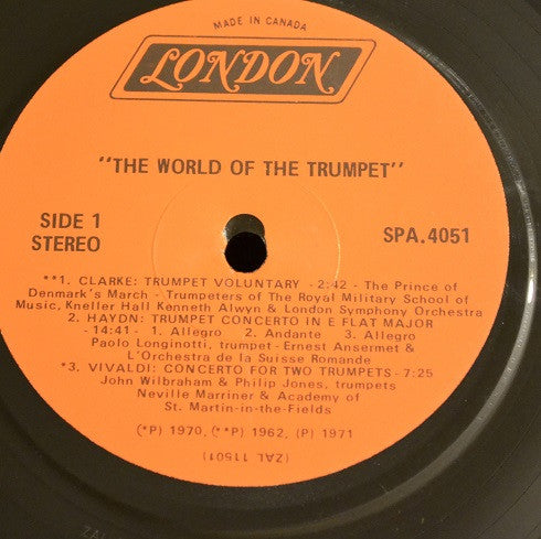 Various : The World Of The Trumpet (LP, Comp)