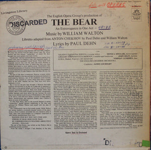 Walton*, Monica Sinclair, John Shaw (5), Norman Lumsden, English Chamber Orchestra, James Lockhart : The Bear (LP, Album)