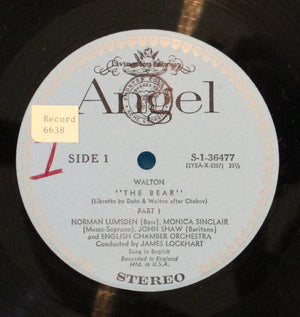 Walton*, Monica Sinclair, John Shaw (5), Norman Lumsden, English Chamber Orchestra, James Lockhart : The Bear (LP, Album)