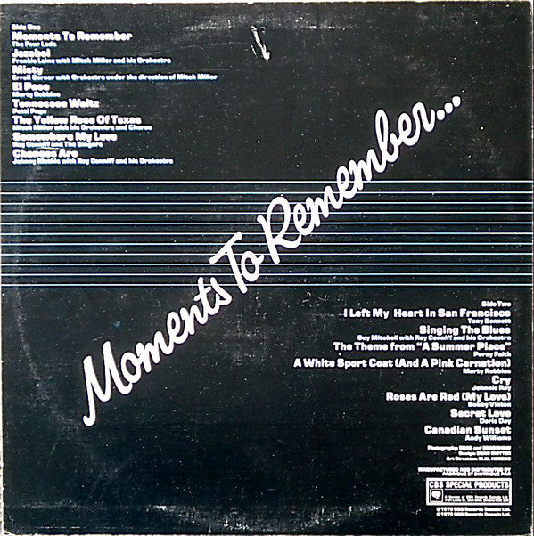 Various : Moments to Remember (LP, Comp)