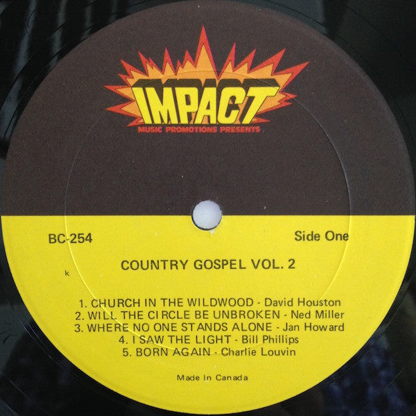 Various : Original Artists Country Gospel Volume Two (LP, Comp)