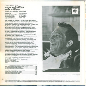 Andy Williams : Warm And Willing (LP, Album, Mono)