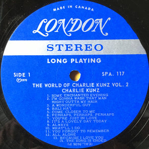 Charlie Kunz : The World Of Charlie Kunz Vol. 2 (LP, Comp)
