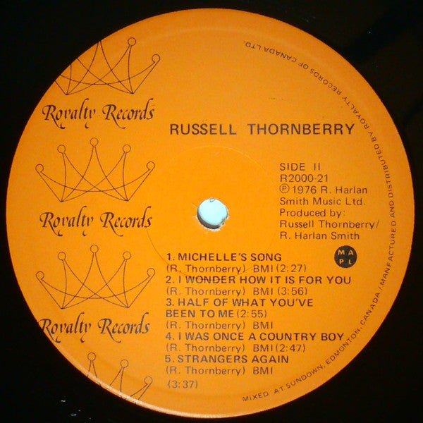 Russell Thornberry : Ten Dollar Songs (LP, Album)