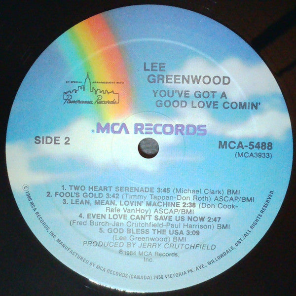 Lee Greenwood : You've Got A Good Love Comin' (LP, Album)