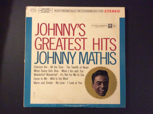Johnny Mathis : Johnny's Greatest Hits  (LP, Comp, RE)