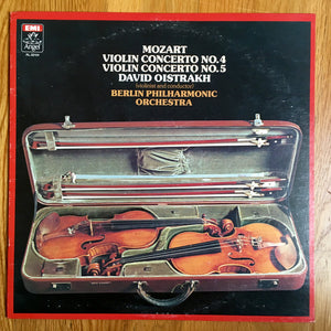 Mozart*, David Oistrakh*, The Berlin Philharmonic* : Violin Concerto No. 4, Violin Concerto No. 5 (LP, Album, RE)