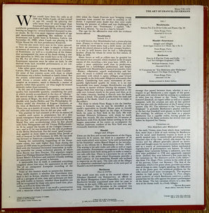 Emanuel Feuermann : The Art of Emanuel Feuermann (LP, Album, Mono, RE)