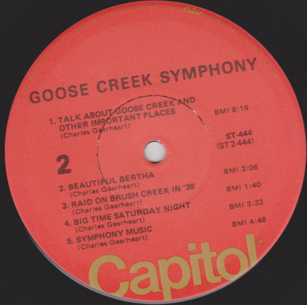 Goose Creek Symphony : Goose Creek Symphony (LP, Album, RE)