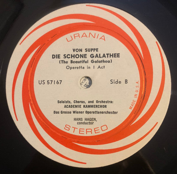 Franz von Suppé - Elizabeth Roon*, Waldemar Kmentt, Kurt Preger, Otto Wiener, Hans Hagen : The Beautiful Galatea (Die Schöne Galathee) (LP)