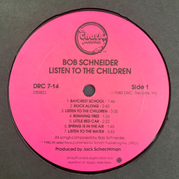 Bob Schneider (4) : Listen To The Children (LP)