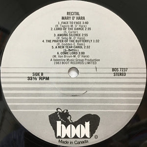 Mary O'Hara : Recital (LP, Album)