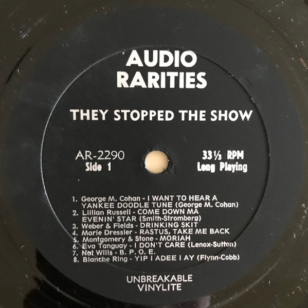 Various : They Stopped The Show (LP, Comp)