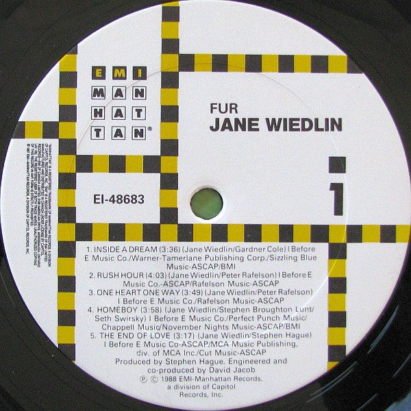 Jane Wiedlin : Fur (LP, Album)