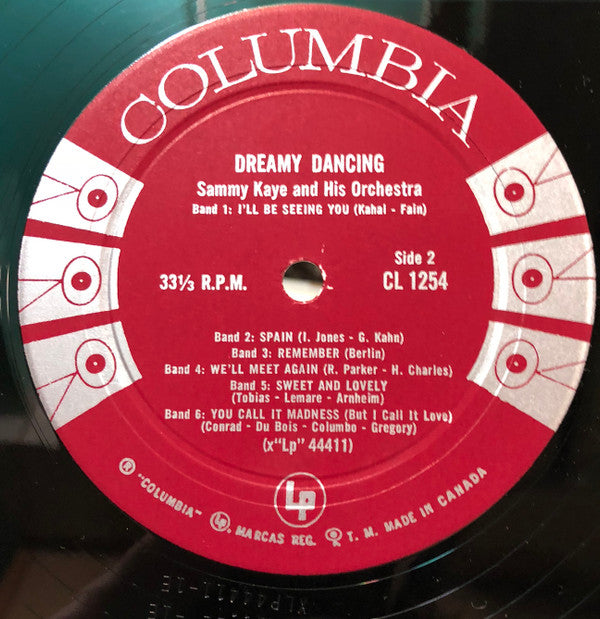 Sammy Kaye And His Orchestra : Dreamy Dancing (LP, Mono)