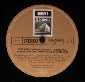 Elisabeth Schwarzkopf : Singt Lieder Von Mozart, Brahms, Wolf, Grieg Und Strauss (LP, Album)
