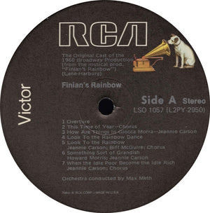 Various : Finian's Rainbow (The Original Cast Of The 1960 Broadway Production) (LP, RE)