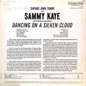 Sammy Kaye And His Orchestra With Strings* : Dancing On A Silken Cloud (LP, Album, Mono)