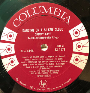 Sammy Kaye And His Orchestra With Strings* : Dancing On A Silken Cloud (LP, Album, Mono)