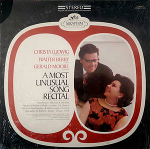 Christa Ludwig, Walter Berry, Gerald Moore : A Most Unusual Song Recital (LP)