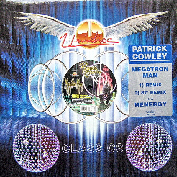 Patrick Cowley - Megatron Man / Menergy (12", 33 ⅓ RPM, Reissue)