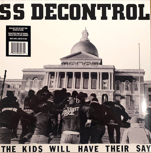 SSD - The Kids Will Have Their Say (12", 45 RPM, Album, Reissue, Remastered)