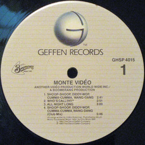 Monte Vidéo* : Monte Vidéo (LP, MiniAlbum)