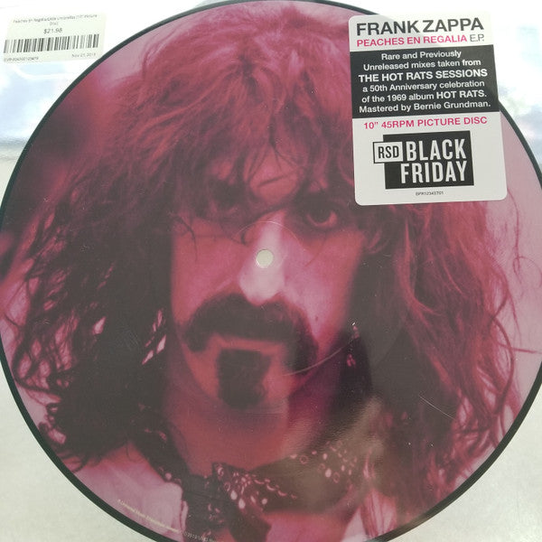Frank Zappa - Peaches En Regalia (10", 45 RPM, EP, Record Store Day, Single, Picture Disc)