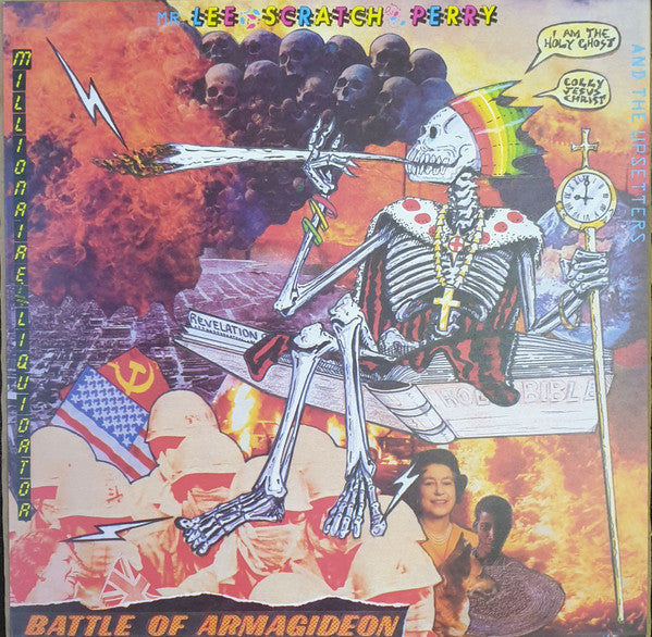 Lee Perry & The Upsetters - Battle Of Armagideon (Millionaire Liquidator) (LP, Album, Reissue, Stereo)