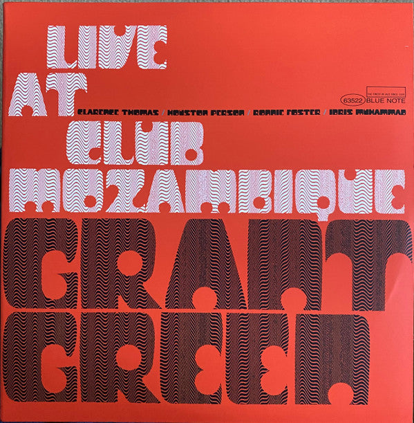 Grant Green - Live At Club Mozambique (LP, Album, Reissue, Remastered, Mono)
