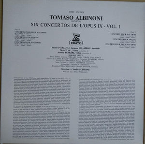 Albinoni*, I Solisti Veneti / Dir. Claudio Scimone - Six Concertos Pour Hautbois, Violon & Continuo - Nos 1 À 6 - Op. 9 (LP, RE, Bla) - Funky Moose Records 2214353215-JH5 Used Records