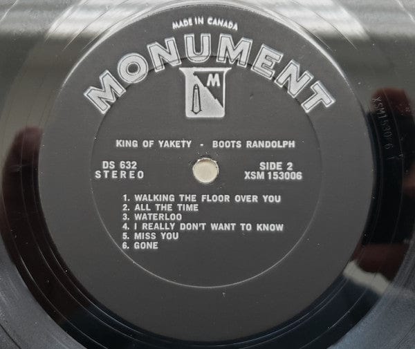 Boots Randolph - King Of Yakety (LP, Comp) - Funky Moose Records 2467497131-LOT006 Used Records