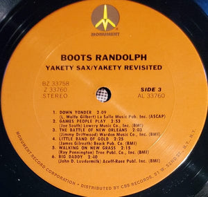 Boots Randolph - Yakety Sax/Yakety Revisited  (2xLP, Comp) - Funky Moose Records 2214355657-JH5 Used Records