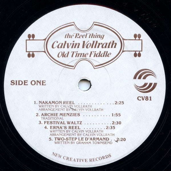 Calvin Vollrath - The Reel Thing (LP, Album) - Funky Moose Records 2484803384- Used Records