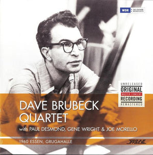 Dave Brubeck Quartet With Paul Desmond, Gene Wright & Joe Morello - 1960 Essen, Grugahalle (Remastered)Vinyl