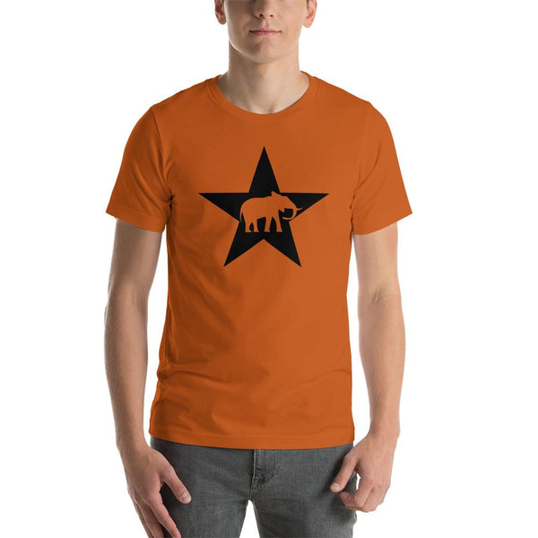 Elephants & Stars Premium Black Star Short-Sleeve Unisex T-ShirtAutumnS