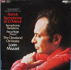Franck*, Pascal Rogé, Cleveland Orchestra*, Lorin Maazel - Symphony In D Minor (LP, Album) - Funky Moose Records 2214362254-JH5 Used Records