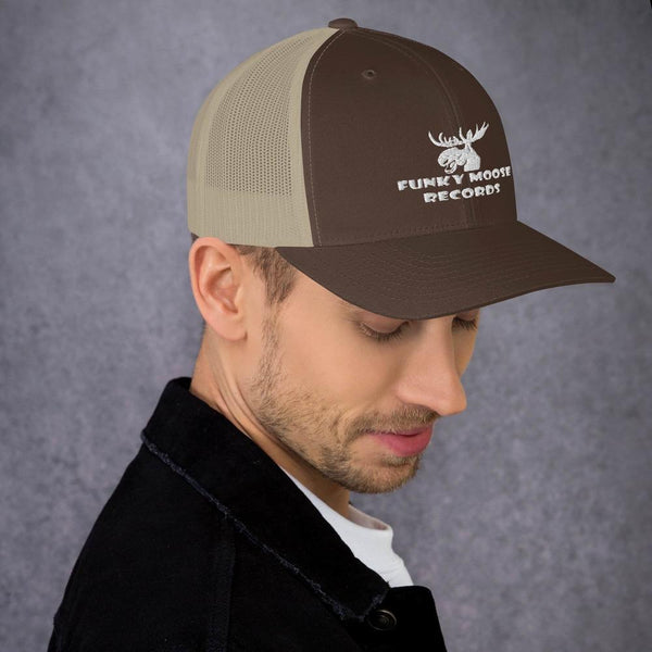 Funky Moose Records Embroidered Trucker Cap