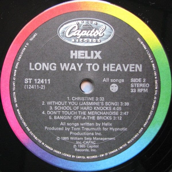 Helix (3) - Long Way To Heaven (LP, Album) - Funky Moose Records 2451473690-LOt006 Used Records