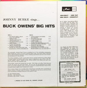 Johnny Burke (5) - Johnny Burke Sings Buck Owens' Big Hits (LP, Album) - Funky Moose Records 2355382426-LOT002 Used Records