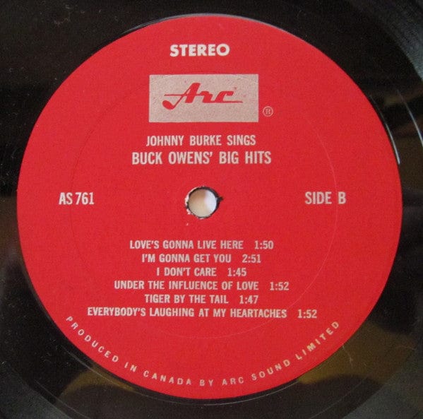 Johnny Burke (5) - Johnny Burke Sings Buck Owens' Big Hits (LP, Album) - Funky Moose Records 2355382426-LOT002 Used Records