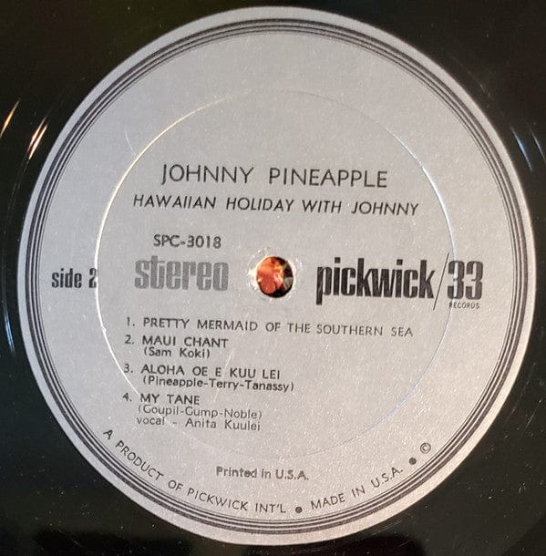Johnny Pineapple & His Orch.* - Hawaiian Holiday With (LP, Album) - Funky Moose Records 2485767500-LOT006 Used Records