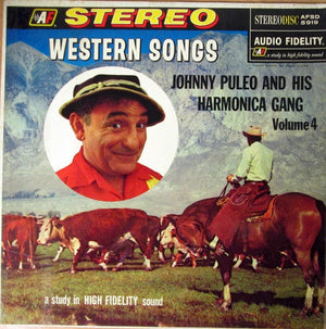 Johnny Puleo And His Harmonica Gang - Western Songs Vol. 4 (LP, Album) - Funky Moose Records 2312594254-LOT002 Used Records