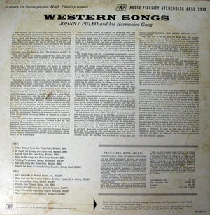Johnny Puleo And His Harmonica Gang - Western Songs Vol. 4 (LP, Album) - Funky Moose Records 2312594254-LOT002 Used Records