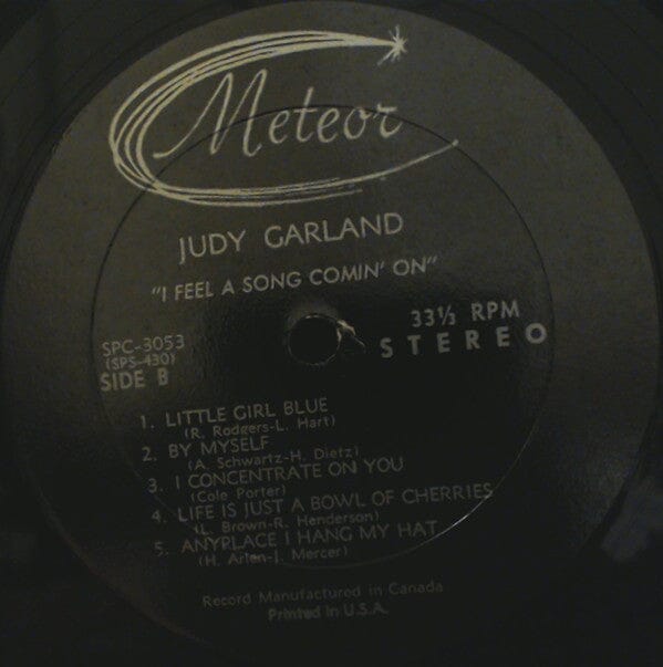 Judy Garland - I Feel A Song Coming On (LP, Album) - Funky Moose Records 2277439279-mp003 Used Records
