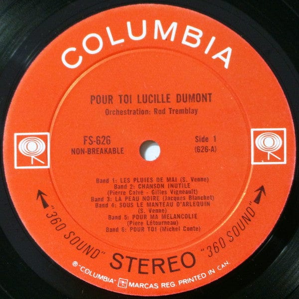 Lucille Dumont - Pour Toi (LP) - Funky Moose Records 2357946574-MP004 Used Records
