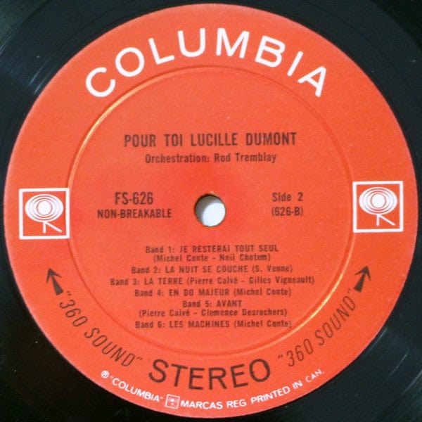 Lucille Dumont - Pour Toi (LP) - Funky Moose Records 2357946574-MP004 Used Records