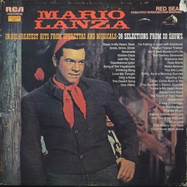 Mario Lanza - Mario Lanza In His Greatest Hits From Operettas And Musicals (3xLP, Comp, Used)Used Records