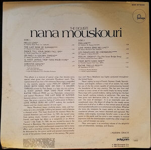 Nana Mouskouri - The Exquisite Nana Mouskouri (LP) - Funky Moose Records 2284468663-mp004 Used Records
