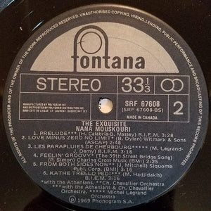 Nana Mouskouri - The Exquisite Nana Mouskouri (LP) - Funky Moose Records 2284468663-mp004 Used Records